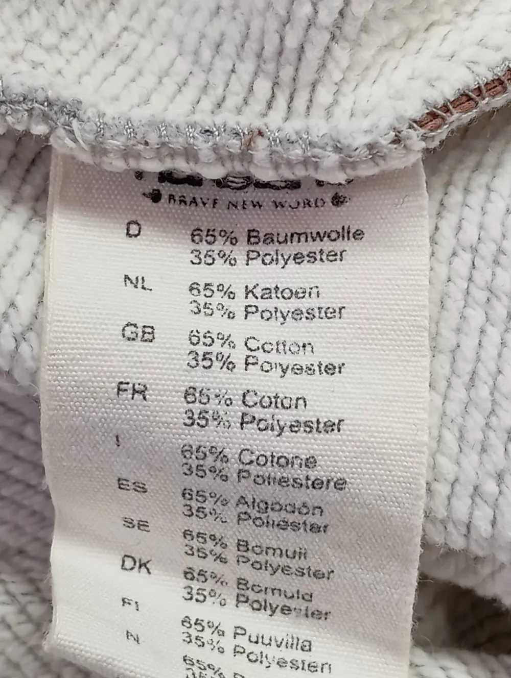 Sweats>Naketano Kapuzensweatshirt Größe 38 hellgrau