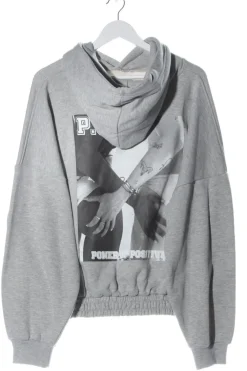 Sweats>Hunkemu00f6ller Kapuzensweatshirt Größe 40 hellgrau