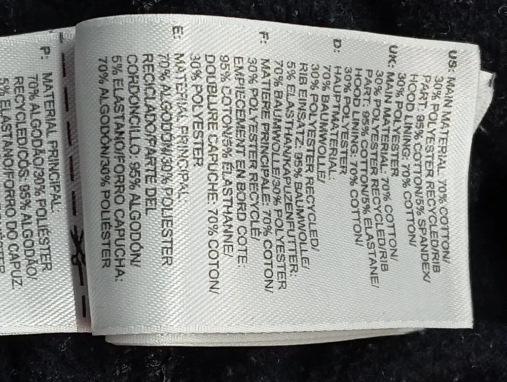 Sweats>Adidas Kapuzensweatshirt Größe 38 schwarz