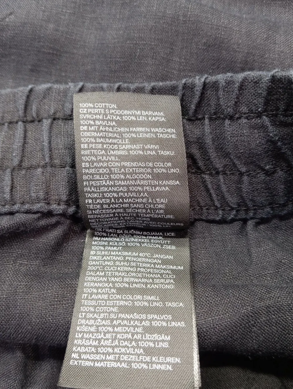 Hosen>H&M L.O.G.G. Karottenhose Größe 42 schwarz