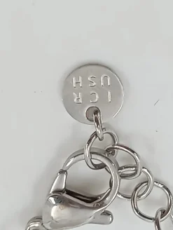 Ketten>icrush Kette silberfarben