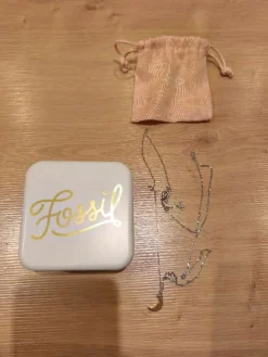 Ketten>Fossil Kette silberfarben