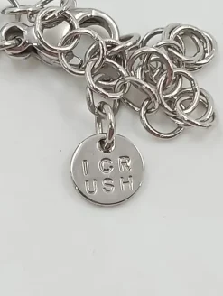 Ketten>icrush Kette silberfarben