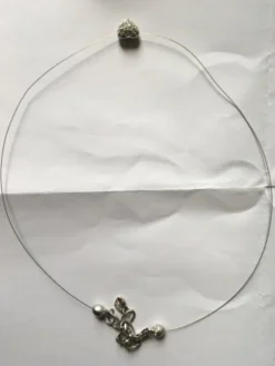 Ketten>Swarovski Kette silberfarben