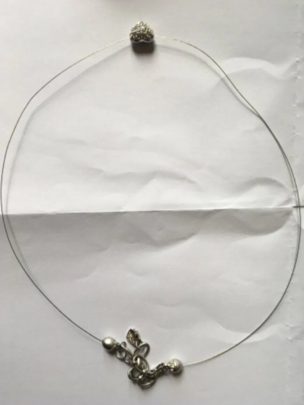 Ketten>Swarovski Kette silberfarben