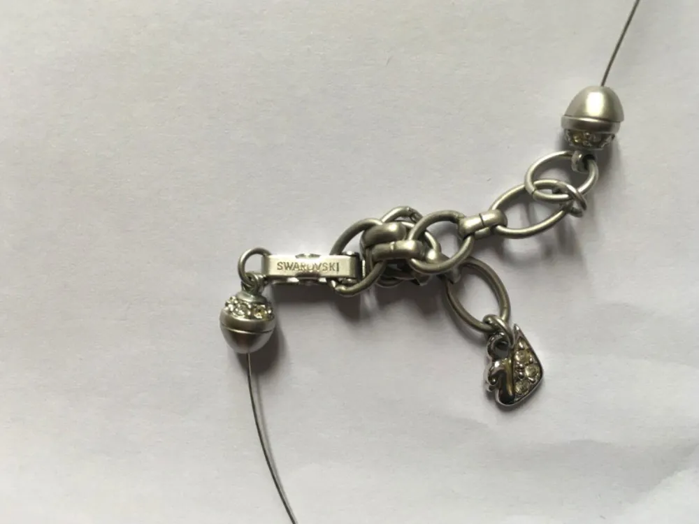 Ketten>Swarovski Kette silberfarben