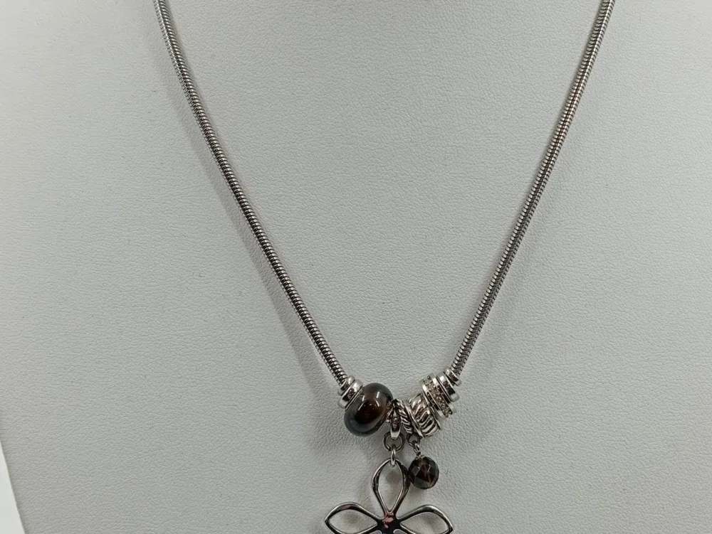 Ketten>Fossil Kette silberfarben