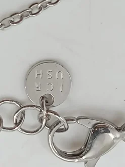 Ketten>icrush Kette silberfarben