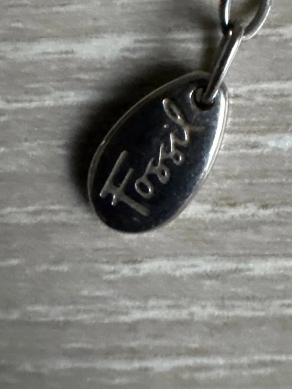 Ketten>Fossil Kette silberfarben