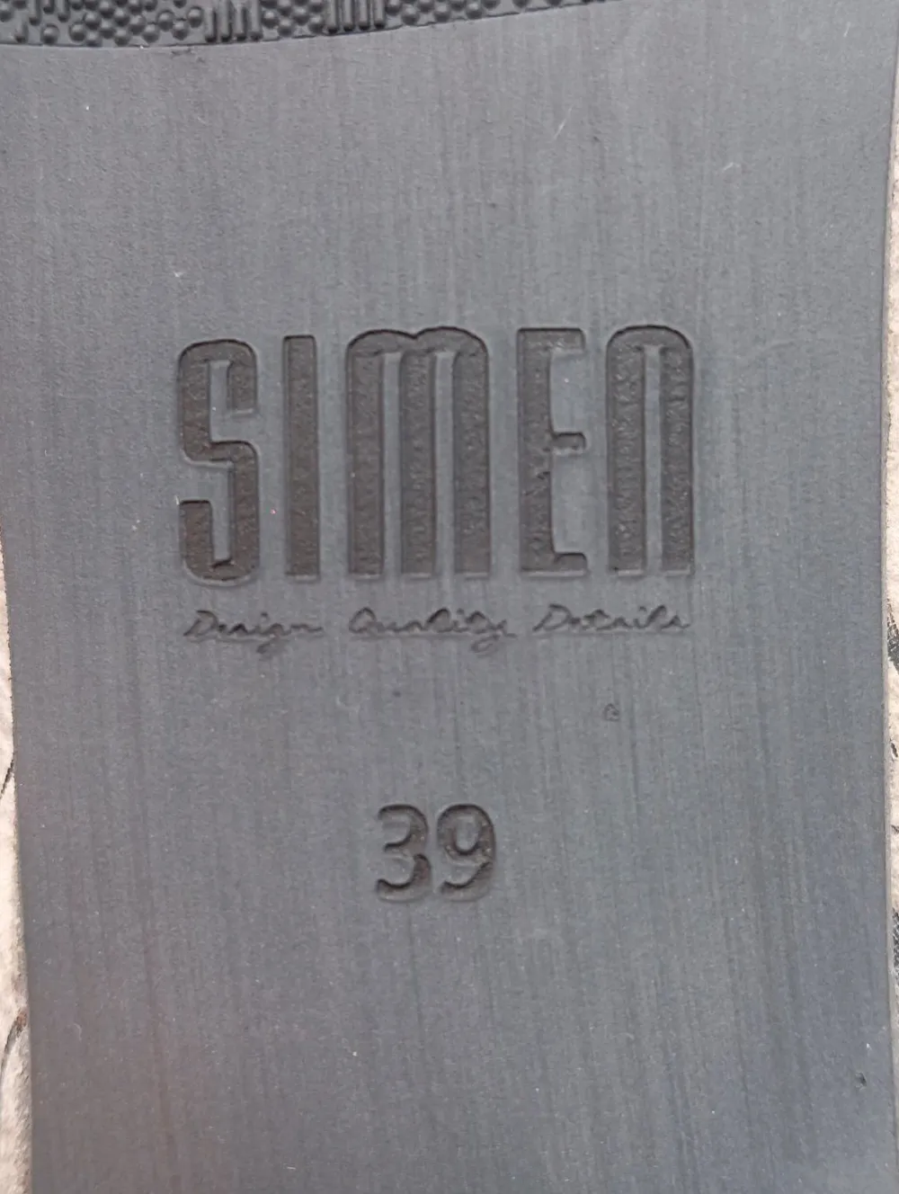 Ballerinas>SIMEN Klassische Ballerinas Größe 39 cremeschwarz