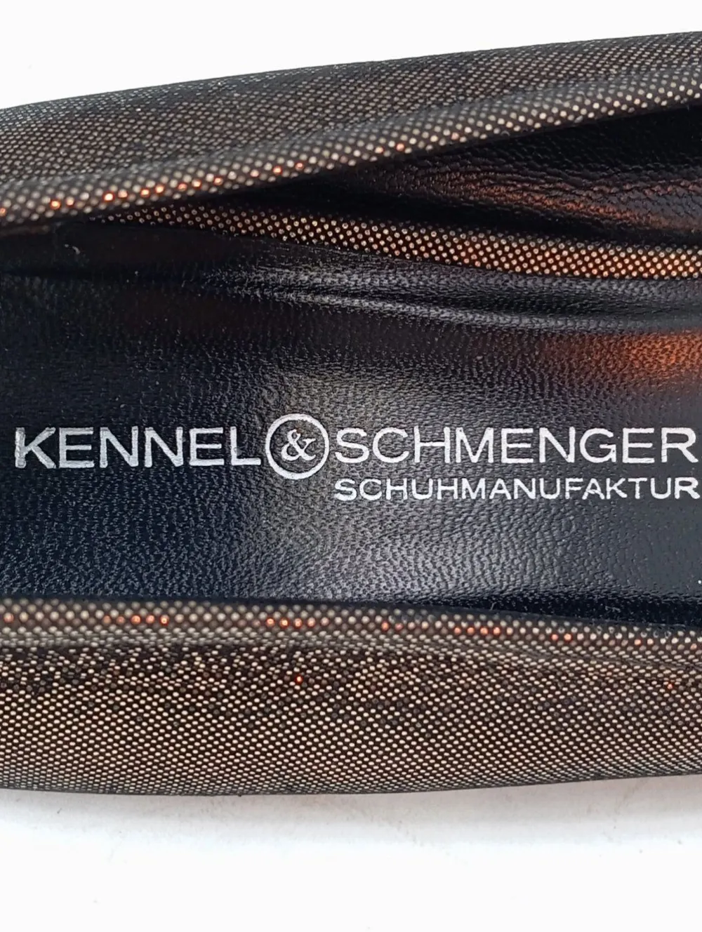 Ballerinas>Kennel & Schmenger Klassische Ballerinas Größe 39,5 schwarzgoldfarben