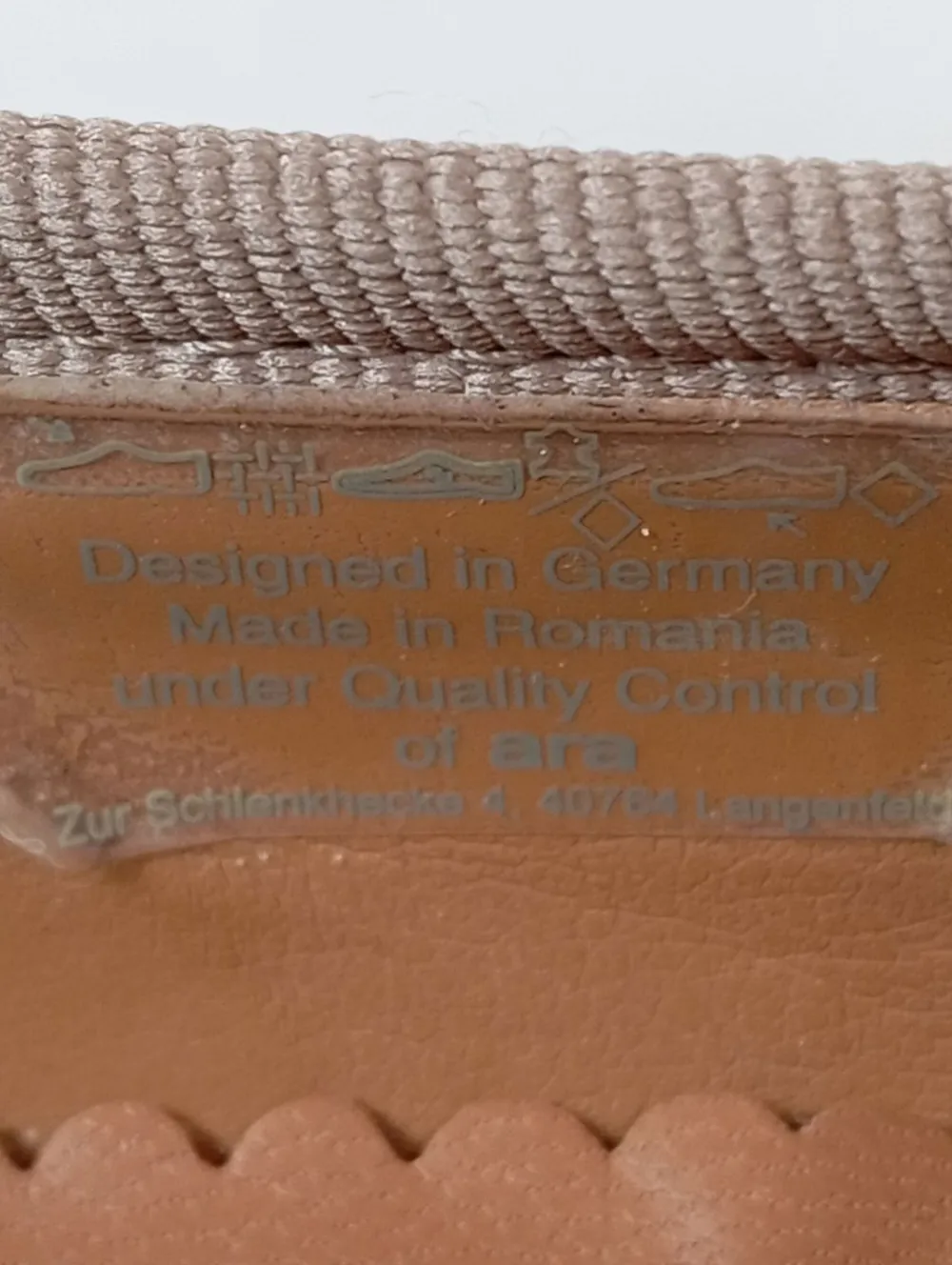 Ballerinas>Luftpolster Klassische Ballerinas Größe 38,5 hellgrau