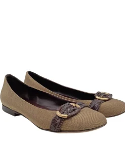 Ballerinas>Escada Sport Klassische Ballerinas Größe 38 creme