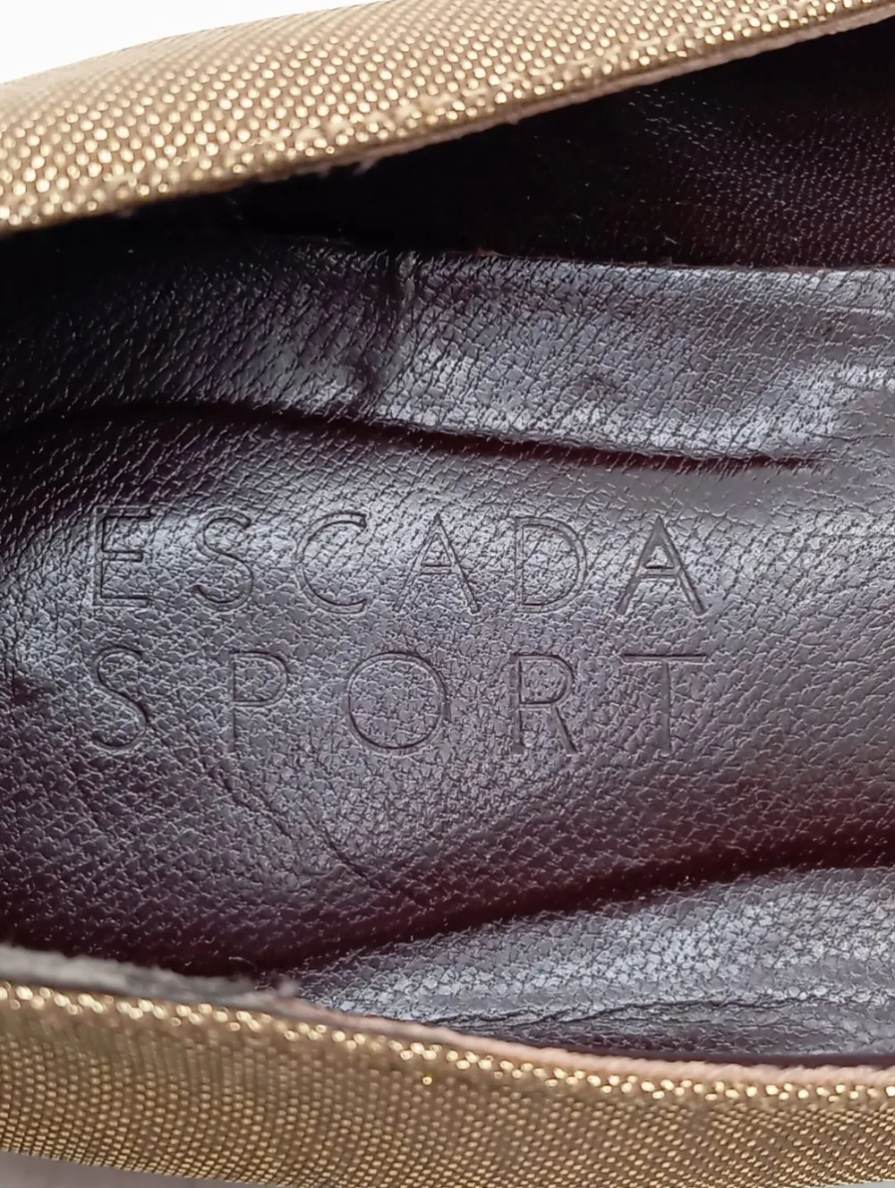 Ballerinas>Escada Sport Klassische Ballerinas Größe 38 creme