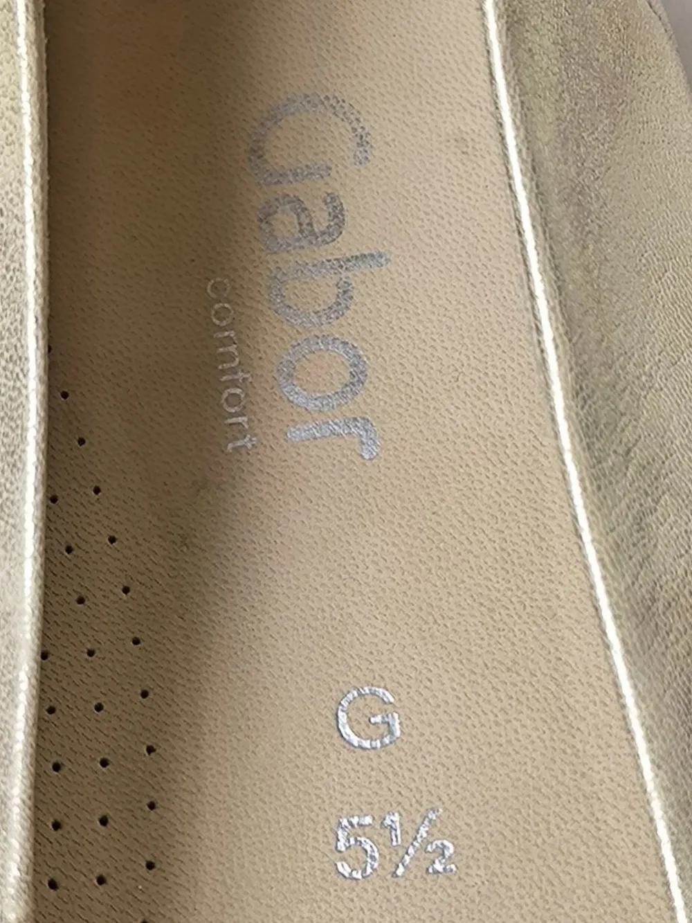 Ballerinas>Gabor Klassische Ballerinas Größe 38 goldfarben