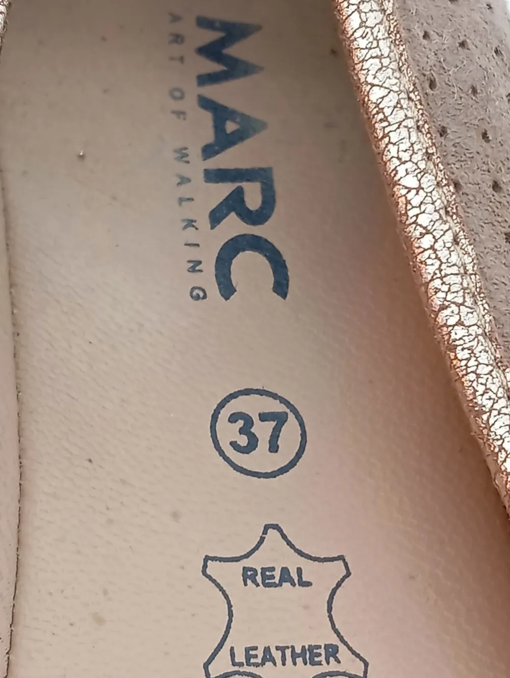 Ballerinas>MARC Klassische Ballerinas Größe 37 bronzefarben