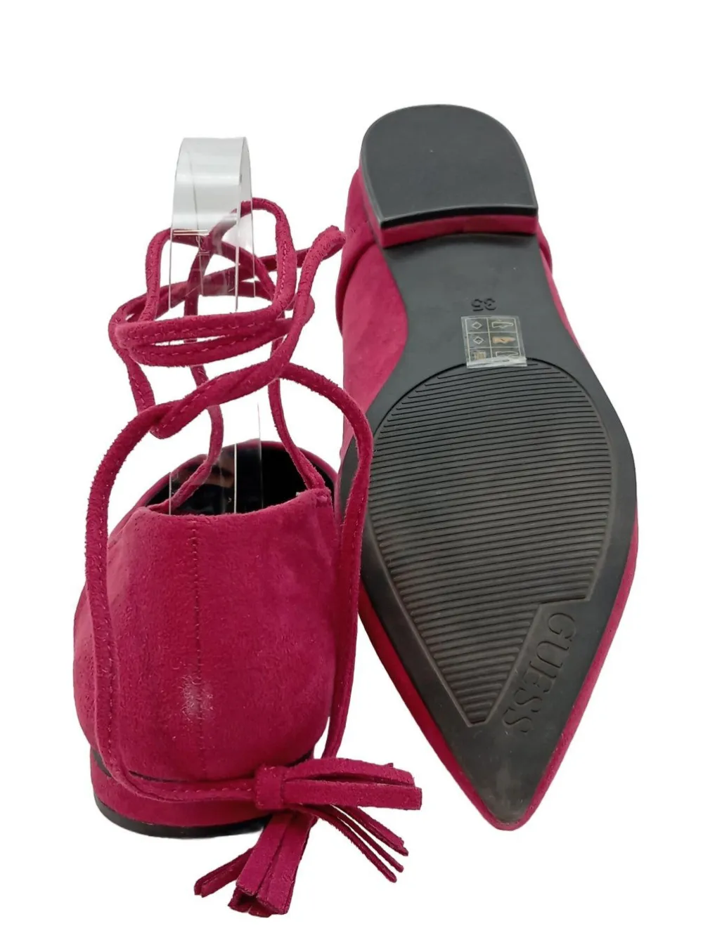 Ballerinas>Guess Klassische Ballerinas Größe 35 himbeerrot