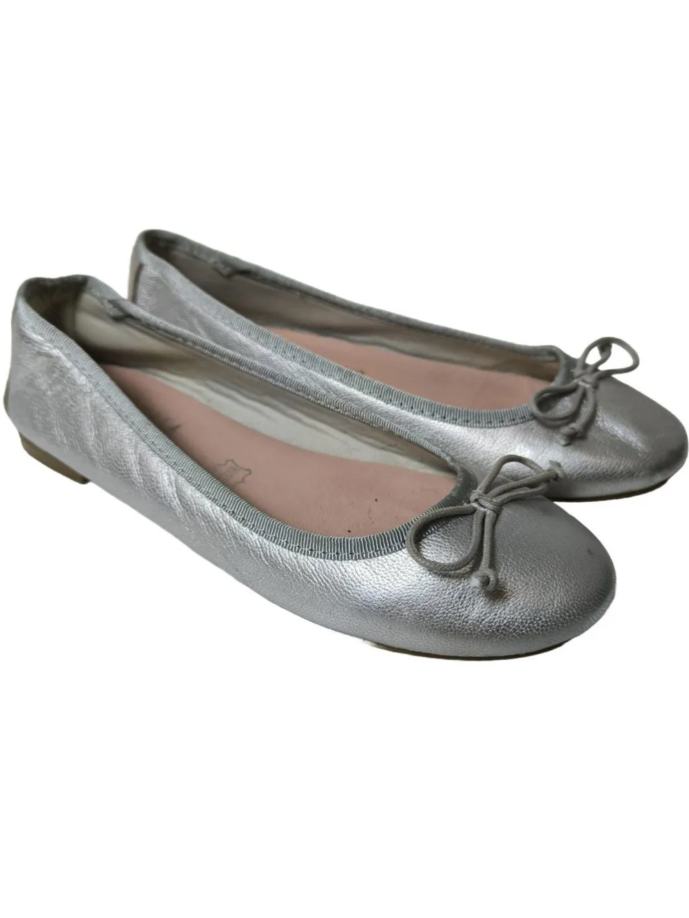 Ballerinas>ALOHA Klassische Ballerinas Größe 36 silberfarben