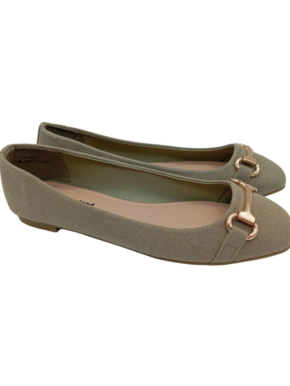 Ballerinas>Graceland Klassische Ballerinas Größe 36 khaki