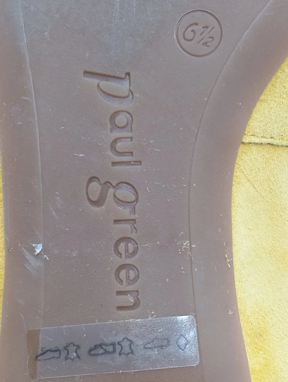 Ballerinas>Paul Green Klassische Ballerinas Größe 40 blassgelb