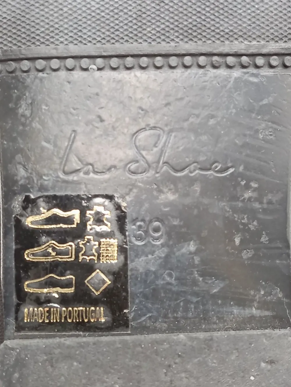 Ballerinas>La Shoe Klassische Ballerinas Größe 39 schwarzwollweiß