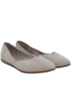 Ballerinas>Toms Klassische Ballerinas Größe 40 hellgrau