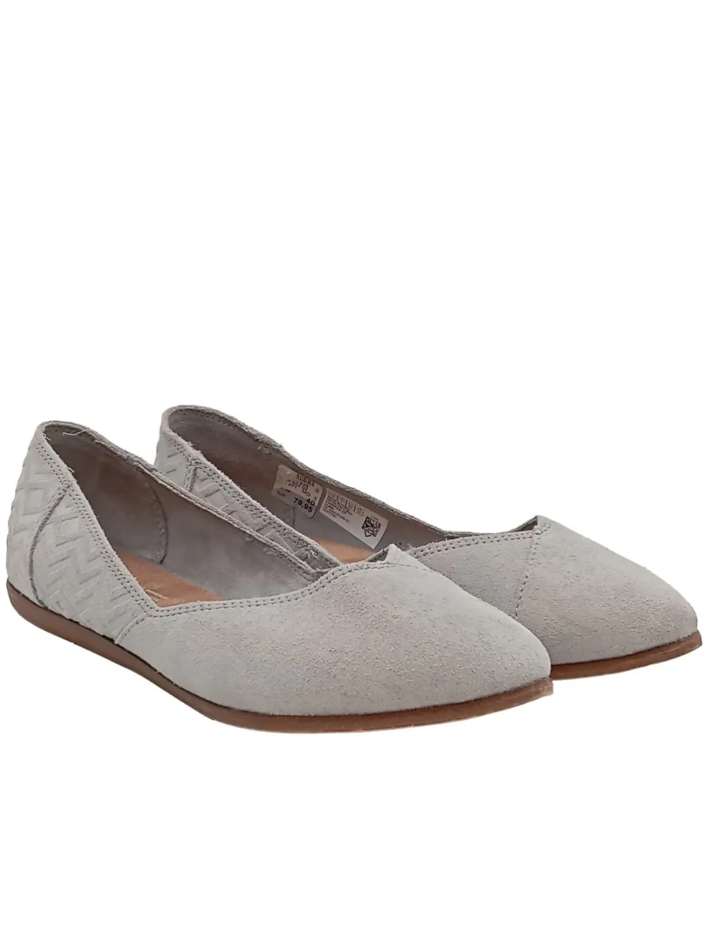 Ballerinas>Toms Klassische Ballerinas Größe 40 hellgrau