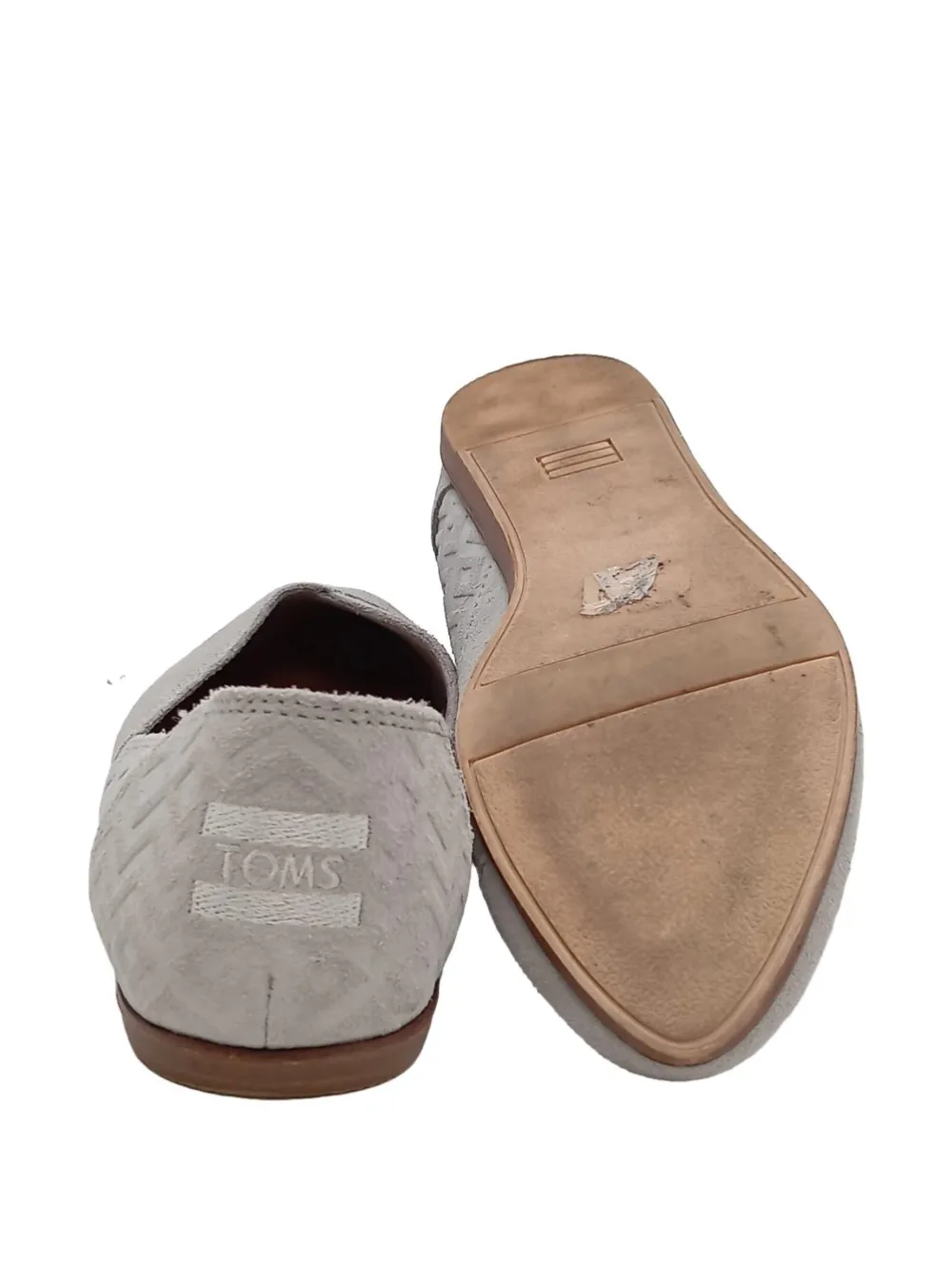 Ballerinas>Toms Klassische Ballerinas Größe 40 hellgrau