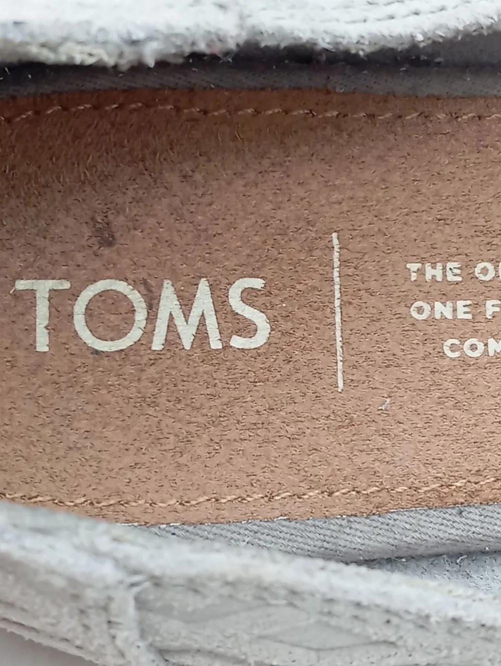 Ballerinas>Toms Klassische Ballerinas Größe 40 hellgrau
