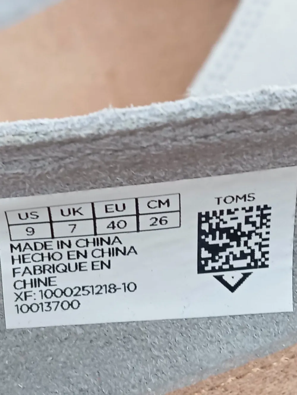 Ballerinas>Toms Klassische Ballerinas Größe 40 hellgrau