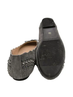 Ballerinas>Su00ed Klassische Ballerinas Größe 38 hellgrau