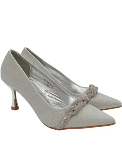 Pumps>Givana Klassische Pumps Größe 38 silberfarben