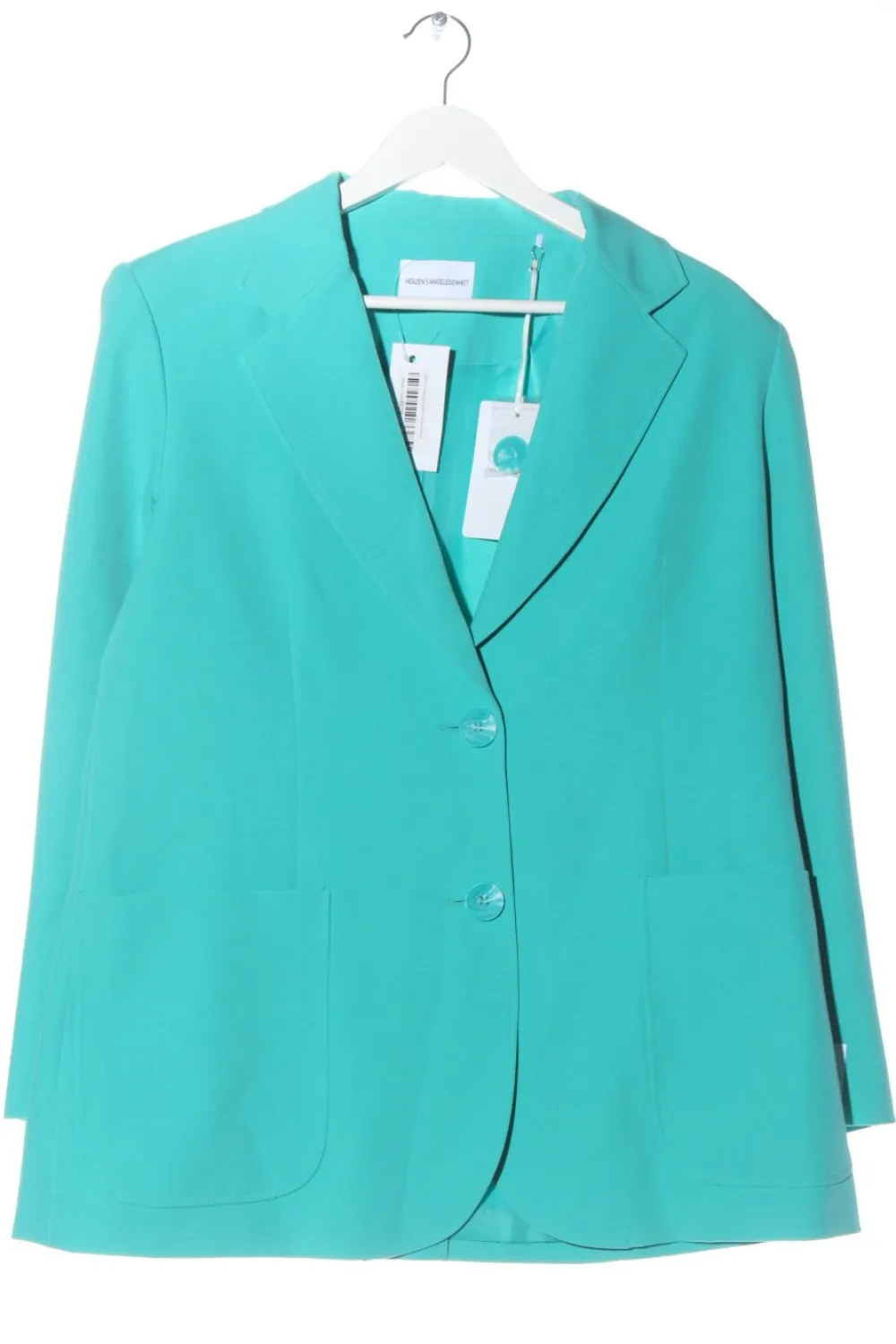 Blazer>Herzensangelegenheit Klassischer Blazer Größe 44 türkis