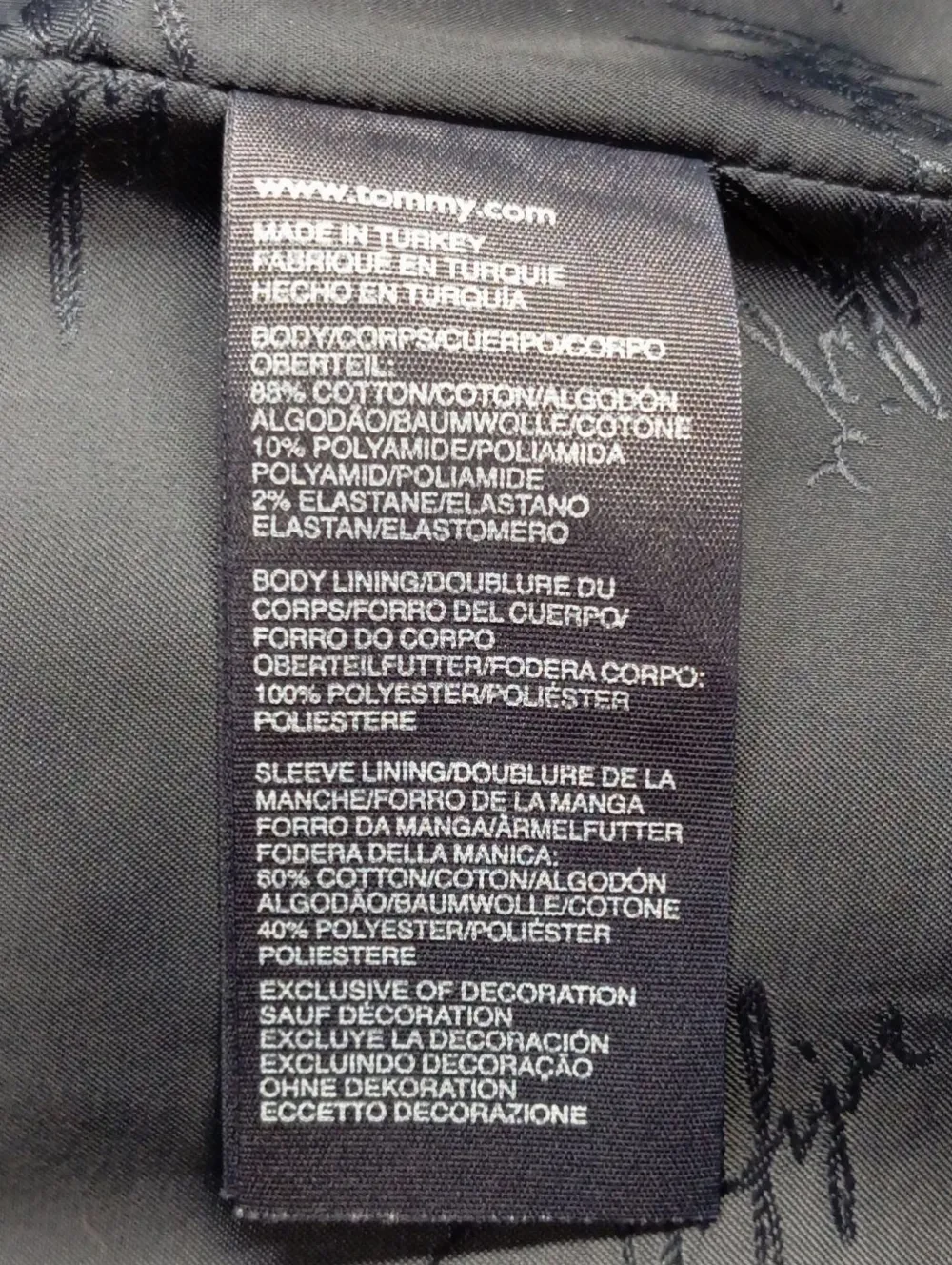 Blazer>Tommy Hilfiger Klassischer Blazer Größe 40 schwarz