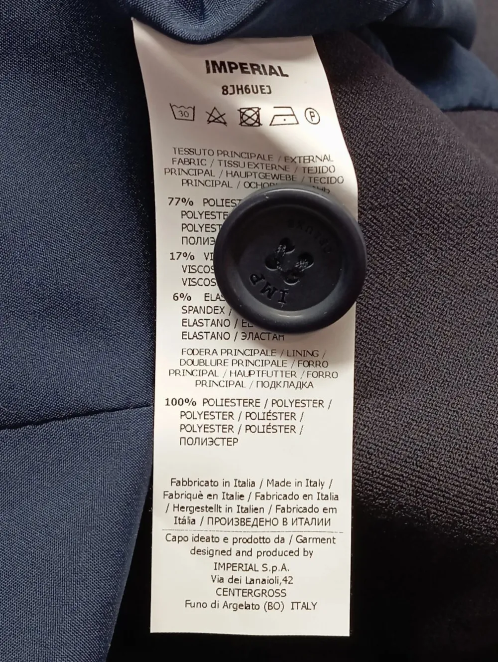 Blazer>IMP Deluxe Klassischer Blazer Größe 42 schwarz