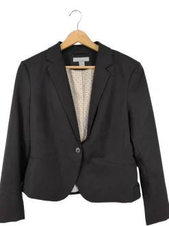 Blazer>H&M Klassischer Blazer Größe 42 schwarz