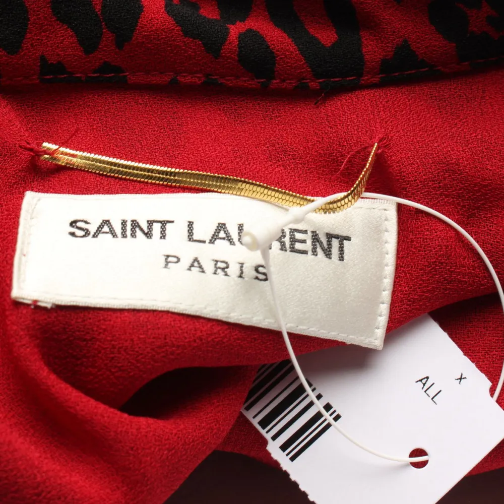 Kleider>Saint Laurent Kleid Größe 44 rot