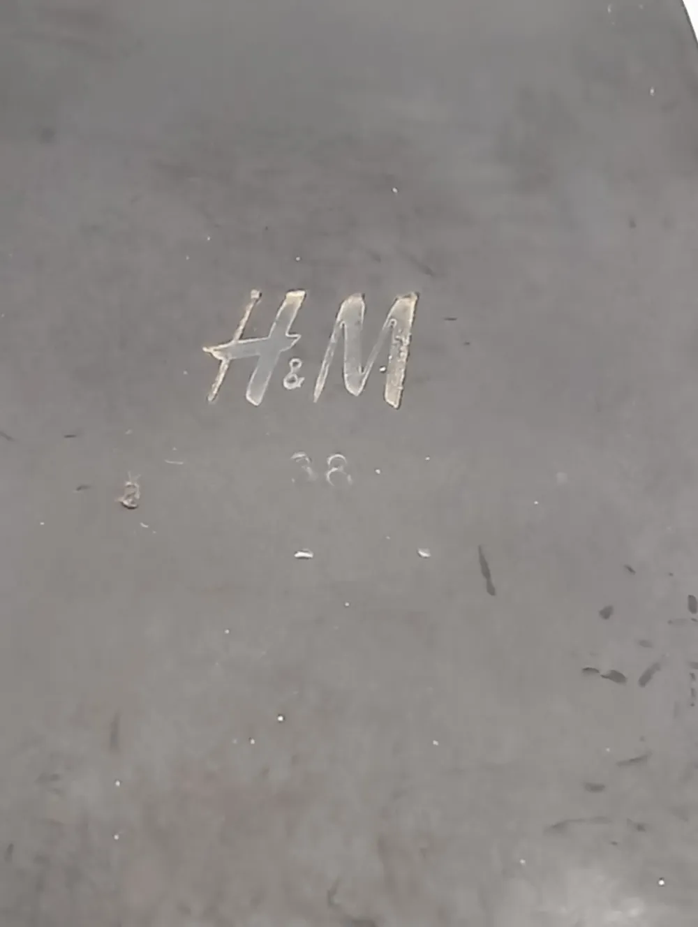 Sandalen>H&M Komfort-Sandalen Größe 38 schwarz