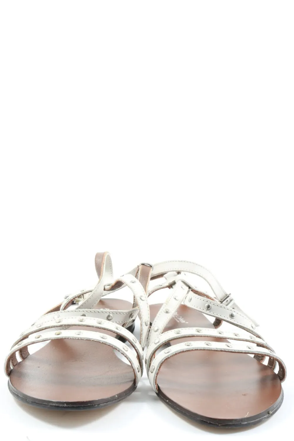 Sandalen>Pat Calvin Komfort-Sandalen Größe 40 weißbraun