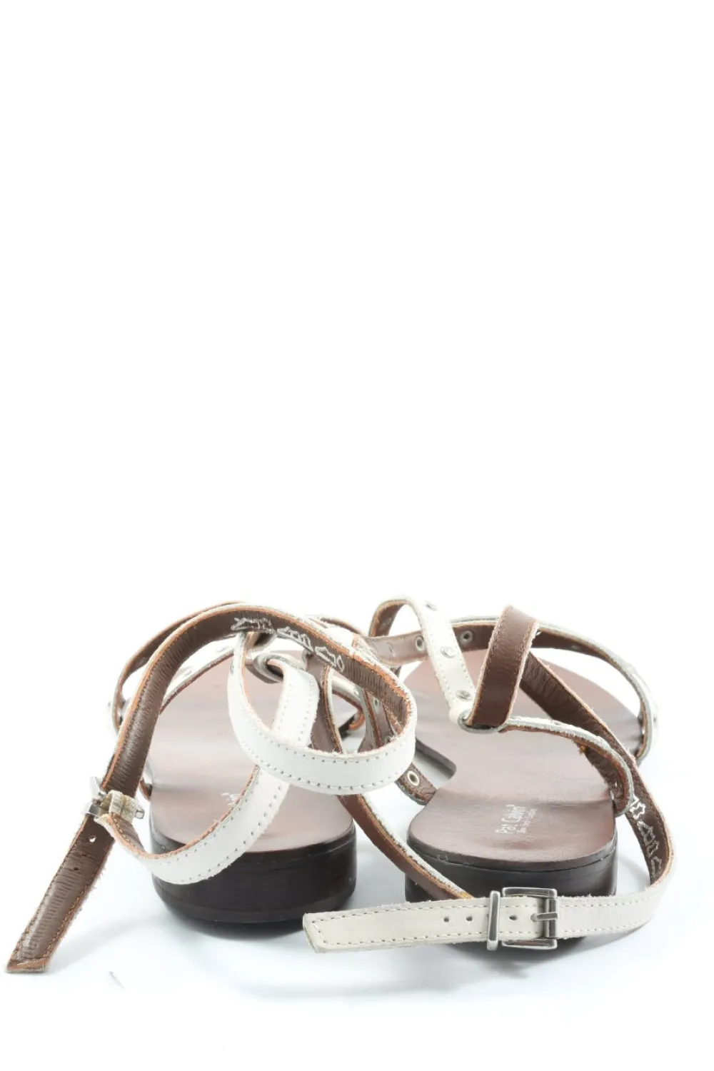 Sandalen>Pat Calvin Komfort-Sandalen Größe 40 weißbraun