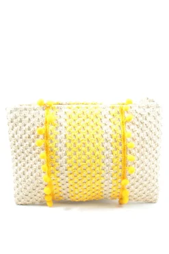 Kosmetiktaschen>SheIn Kosmetiktasche wollweißblassgelb