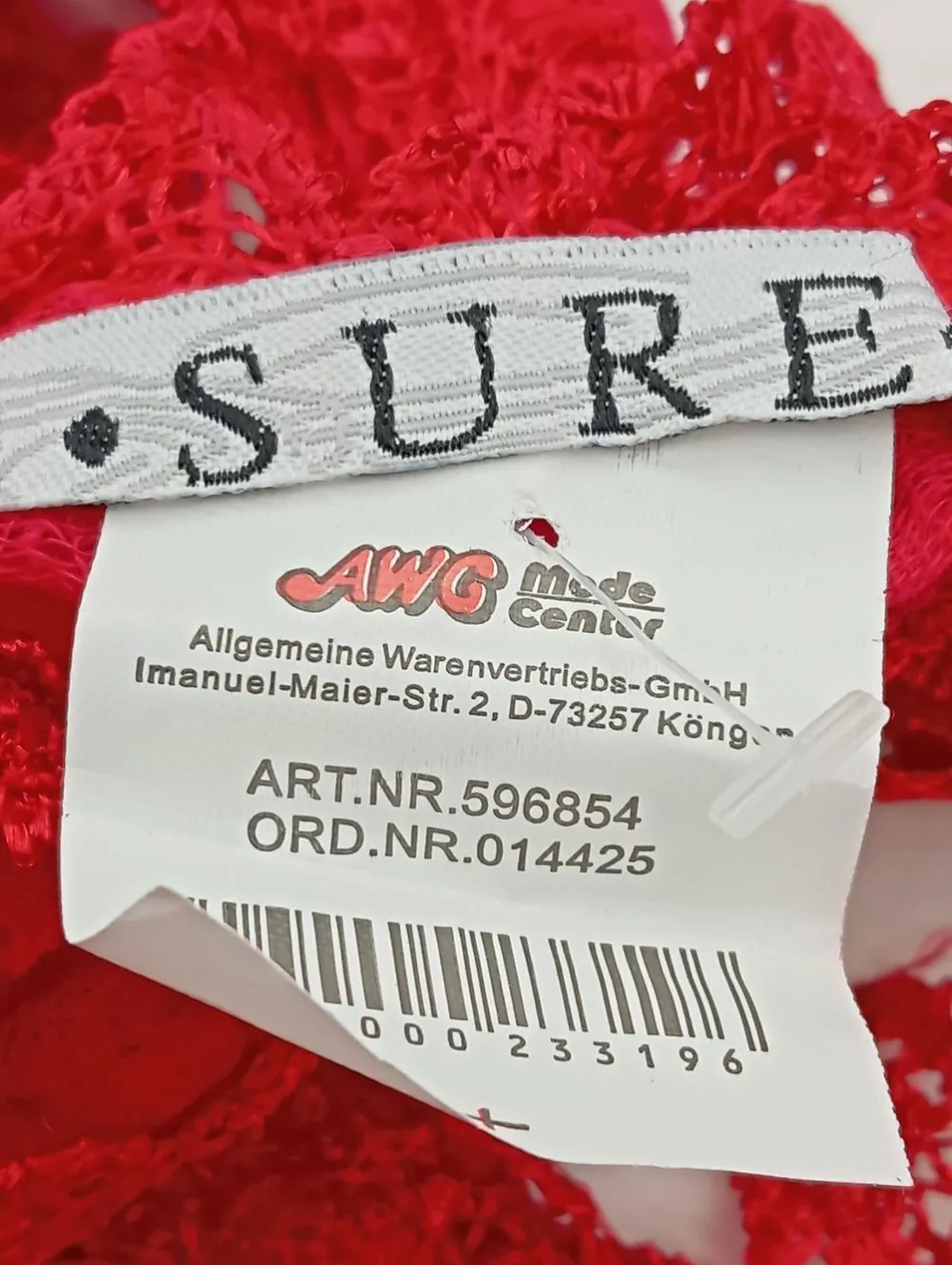 Schals>Sure Krawattenschal rot