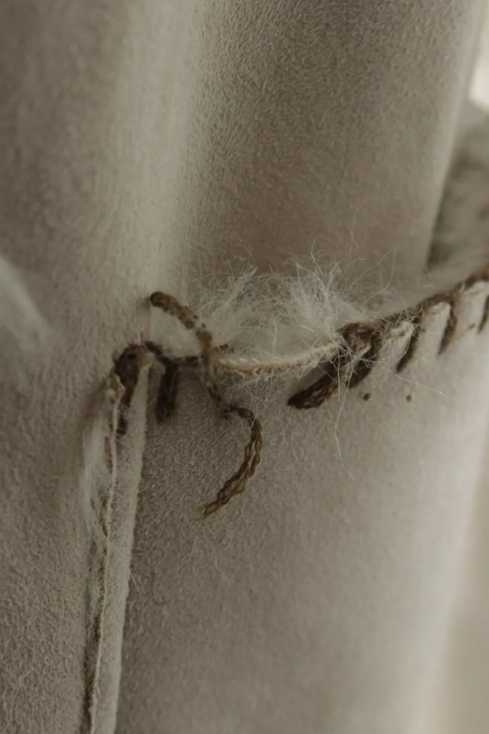 Mäntel>Piu00fa & Piu00fa Kunstfellmantel Größe 36 hellbeige