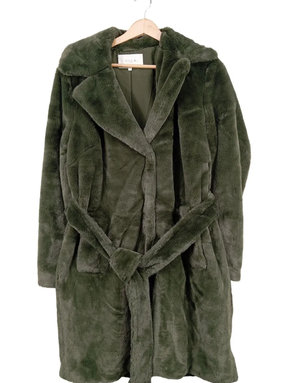Kunstfellmantel Größe 40-Vila Online
