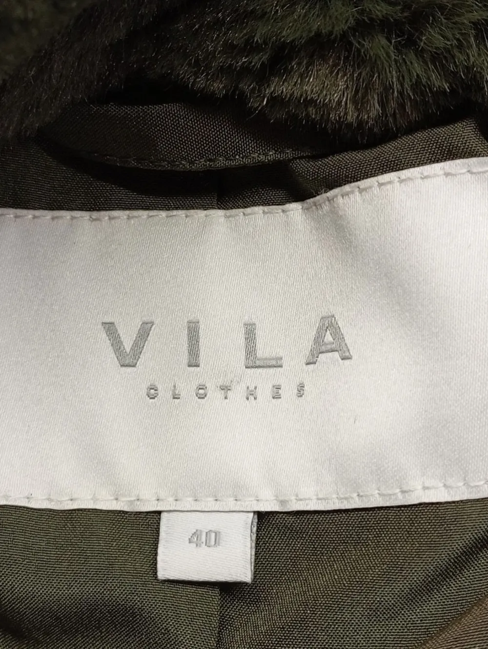 Kunstfellmantel Größe 40-Vila Online