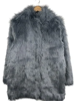 Mäntel>NA-KD Kunstfellmantel Größe 36 hellgrau