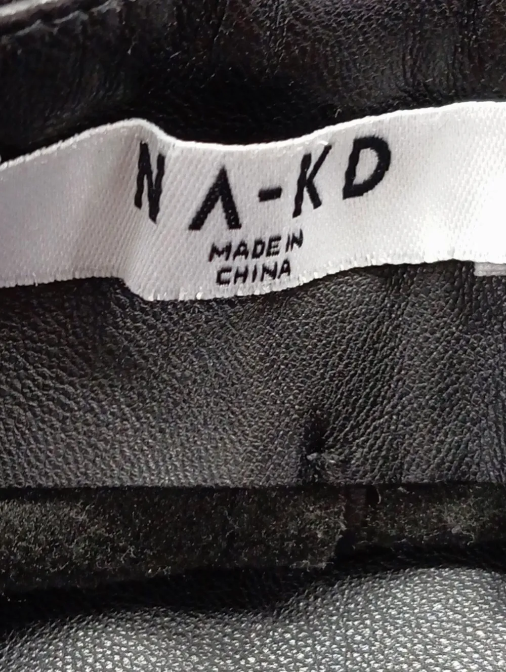 Kunstlederrock Größe 40-NA-KD New