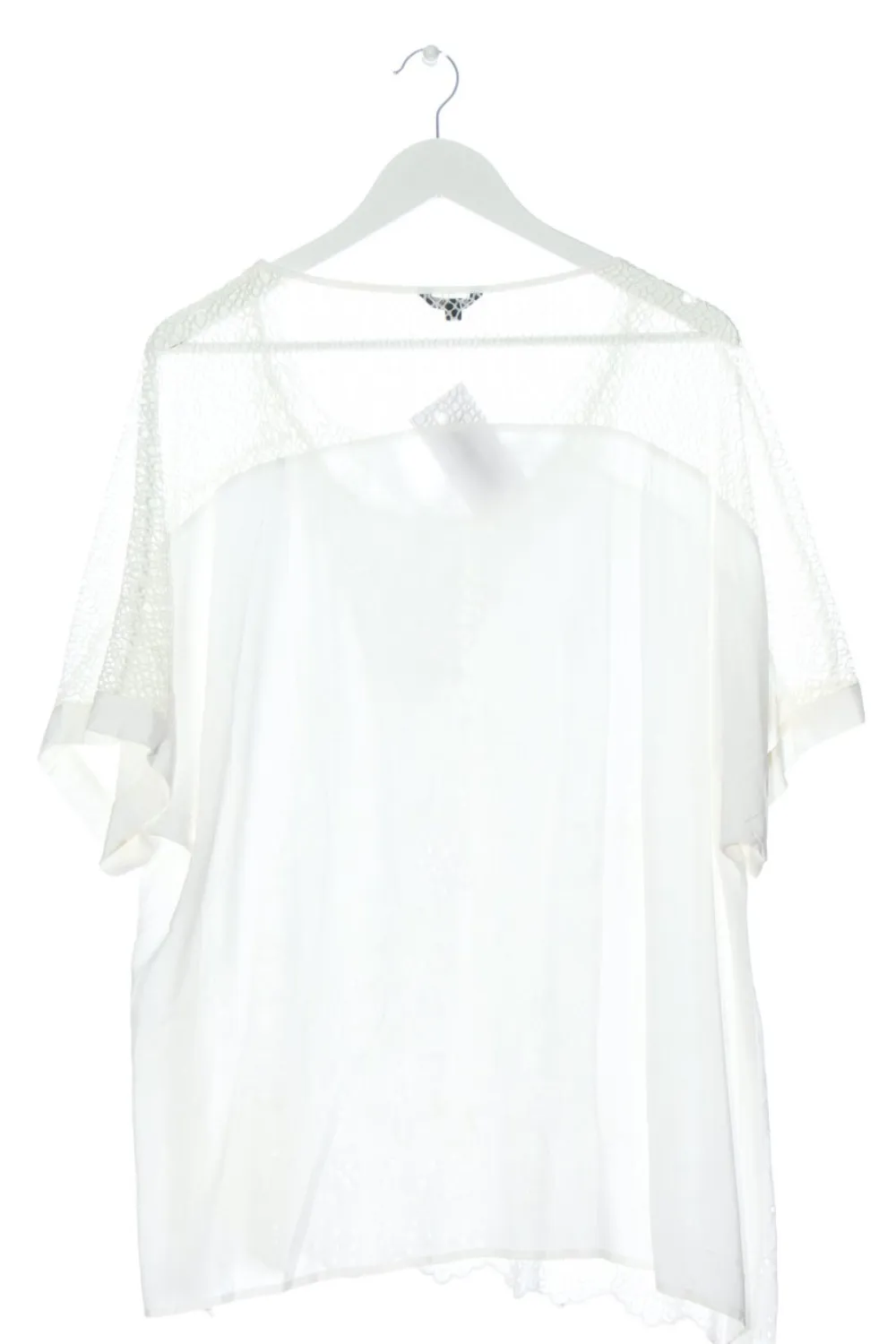 Blusen>Floryday Kurzarm-Bluse Größe 42 weiß