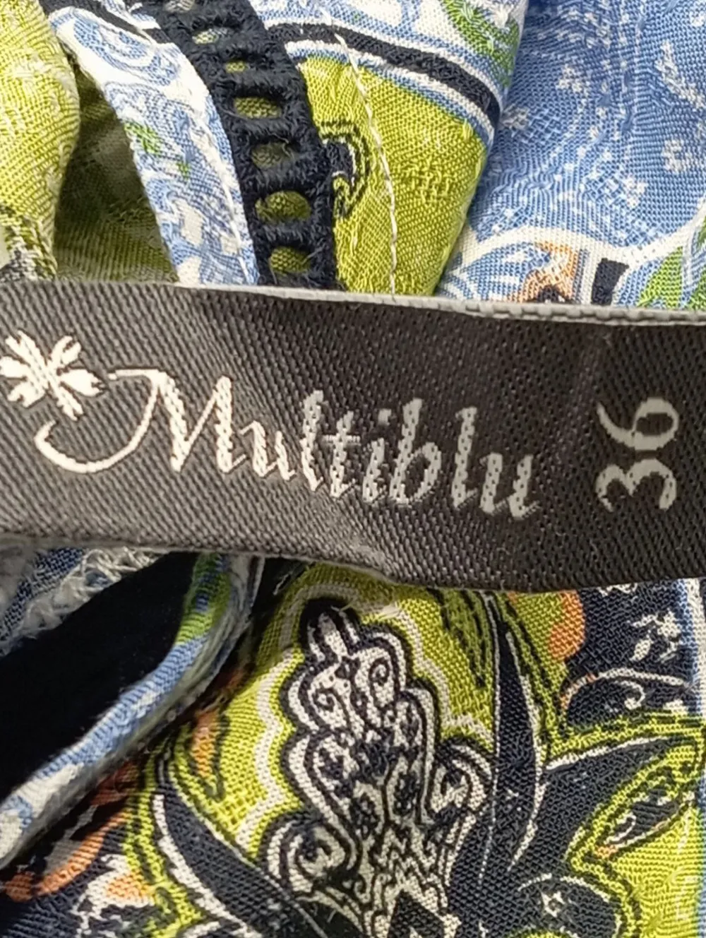 Blusen>Multiblu Kurzarm-Bluse Größe 36