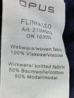 Kurzarm-Bluse Größe 42-Opus Hot